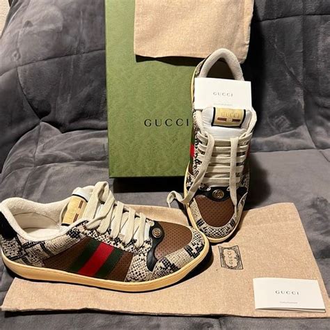 gucci shoes for boys snake|Gucci snakeskin shoes.